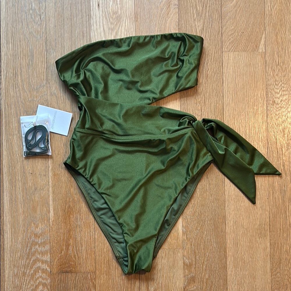 Zimmerman Brighton Scarf Tie One Piece Swimsuit